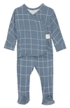 Bonsie Kids' Baby Skin To Skin Footie In Crisscross