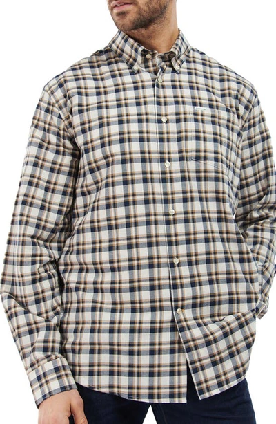 Barbour Men's Turville Classic-fit Country Check Button-down Shirt In Ecru Marl