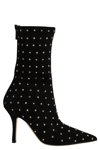 Paris Texas Ladies Black Diamond Holly Mama Ankle Boots In Black