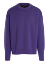 Palm Angels Palm Tree Intarsia Knit Crewneck Jumper In Multicolor