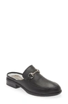 Naot Halny Mule In Soft Black Leather