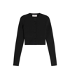 VICTORIA BECKHAM CROPPED FITTED CARDIGAN
