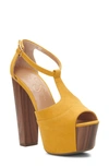 Jessica Simpson 'dany' Sandal In Satin Brass