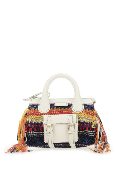Chloé Multicolor Fabric Mini Edith Handbag Printed Chloe Donna Tu