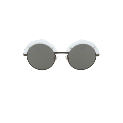 Alain Mikli Womens White Metal Sunglasses