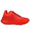 ALEXANDER MCQUEEN ALEXANDER MCQUEEN WOMEN'S RED LEATHER / SUEDE SNEAKER