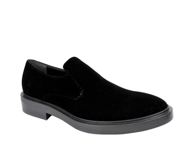 Balenciaga Men's Black Velvet Slip-on Loafer Dress Shoes 458660 1000 (40 Eu / 7 Us)
