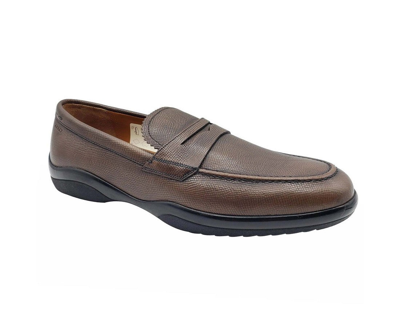 Bally Men's Micson Leather Slip On Loafer Dress Shoes In Brown