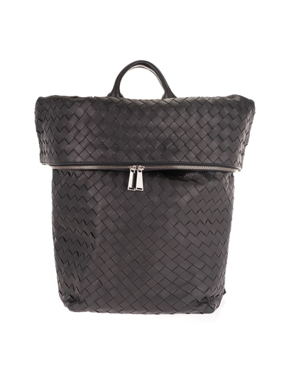 Bottega Veneta Men's Black Other Materials Backpack | ModeSens