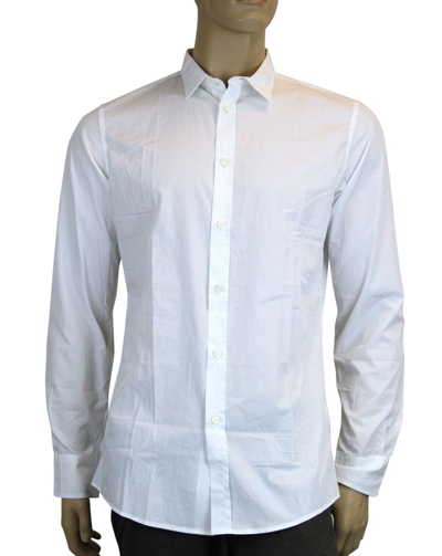 Bottega Veneta Men's White Dress Shirt Top (it 52 / Us 42)
