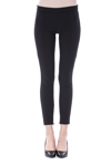 BYBLOS BYBLOS BLACK POLYESTER JEANS &AMP; WOMEN'S PANT