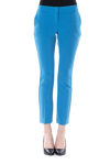 BYBLOS BYBLOS LIGHT BLUE POLYESTER JEANS &AMP; WOMEN'S PANT