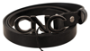 COSTUME NATIONAL COSTUME NATIONAL ELEGANT BLACK LEATHER FASHION WOMEN'S BELT