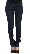 Costume National Skinny Leg Women's Jeans In Blue