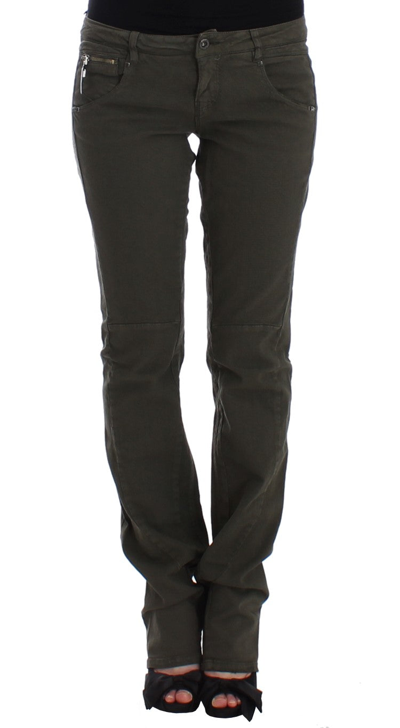 Costume National C'n'c   Slim Leg Jeans In Green