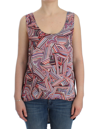 COSTUME NATIONAL COSTUME NATIONAL MULTICOLOR SLEEVELESS WOMEN'S TOP