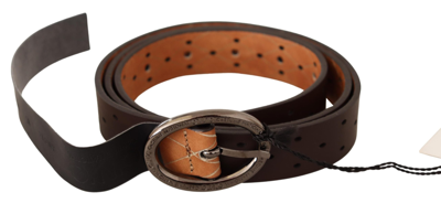 COSTUME NATIONAL COSTUME NATIONAL ELEGANCE REDEFINED: CHIC BROWN FASHION WOMEN'S BELT