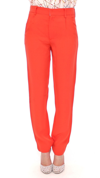 Cote Co|te Orange Boyfriend Stretch Women's Pants In Orange
