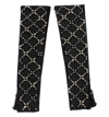 Dolce & Gabbana Black Leather Crystal Beaded Finger Free Gloves In Black