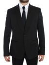 Dolce & Gabbana Tailored Button-front Blazer In Black