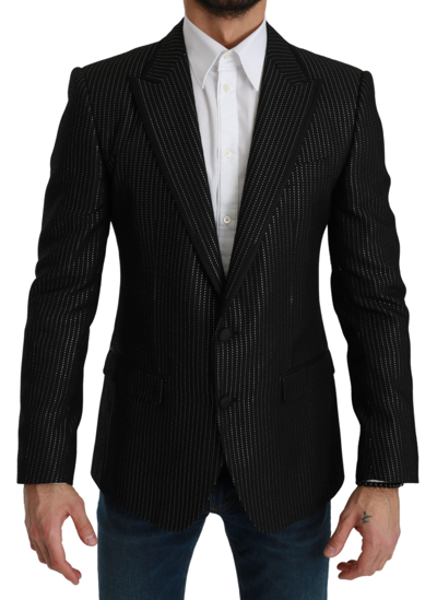 DOLCE & GABBANA DOLCE & GABBANA ELEGANT SLIM FIT FORMAL JACKET MEN'S BLAZER