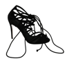 Dolce & Gabbana Black Suede Strap Stilettos Shoes Sandals In Black