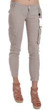 Dolce & Gabbana Casual Fitted Khaki Trousers Pants In Khaki