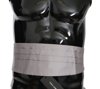 Dolce & Gabbana Gray Men Waist Belt 100% Silk Men's Cummerbund In Gray