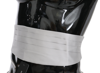 Dolce & Gabbana Gray Men Waist Belt 100% Silk Cummerbund In Gray