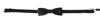 Dolce & Gabbana Gray Pattern Silk Adjustable Neck Papillon Bow Tie In Blue