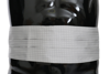 Dolce & Gabbana Gray Patterned Waist Belt Silk Cummerbund In Gray
