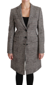 DOLCE & GABBANA DOLCE & GABBANA MULTICOLOR TRENCH KNEE LONG JACKET WOMEN'S COAT