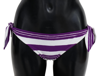 Dolce & Gabbana Chic Striped Bikini Bottom - Effortless Poolside Women's Glamour In Multicolor