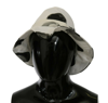 Dolce & Gabbana White Cotton Big Polka Dot Pattern Bucket Hat In White
