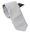 Dolce & Gabbana White Patterned Classic Mens Slim Necktie Tie In White