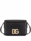 Dolce & Gabbana Dolce E Gabbana Women's Black Leather Shoulder Bag In Black