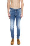 Dsquared2 Straight-leg Cropped Jeans In Blue