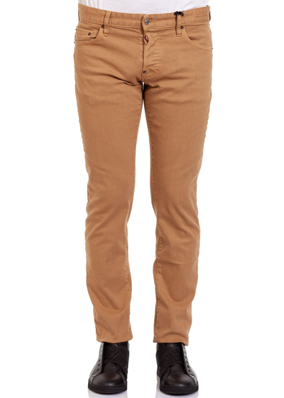 Dsquared² Brown Cotton Jeans &amp; Men's Pant