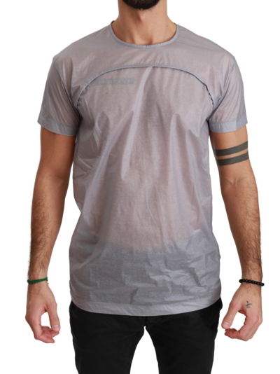 Dsquared² Gray See Through Roundneck Mens Men's T-shirt