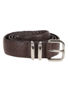 ELEVENTY ELEVENTY MEN'S BROWN LEATHER BELT