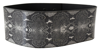 Ermanno Scervino Black Wide Leather Snakeskin Design Waist Belt In Black