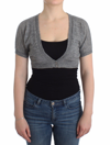Ermanno Scervino Women   Lingerie Knit Bolero Sweater Cardigan In Gray
