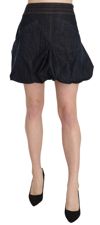 EXTE EXTE CHIC DARK BLUE A-LINE MINI WOMEN'S SKIRT