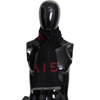 Givenchy Elegant Unisex Wool Silk Blend Scarf In Black