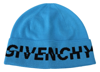 GIVENCHY GIVENCHY CHIC UNISEX WOOL BEANIE WITH LOGO MEN'S DETAIL
