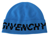 GIVENCHY GIVENCHY CHIC WOOLEN BEANIE WITH SIGNATURE BLACK MEN'S LOGO