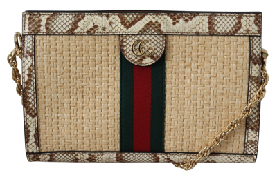 Gucci Beige Orphidia Chain Shoulder Bag