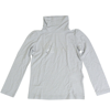 Gucci Kids Grey Long Sleeve Cashmere Turtle Neck Top Shirt With Script (size 4) In Grey