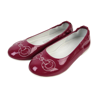 Gucci Kids Magenta Patent Leather Horsebit Stitch Ballet Flat 297467 In Magenta