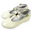 GUCCI GUCCI KIDS WHITE PATENT LEATHER BALLET FLAT WITH BOW 285312 285313